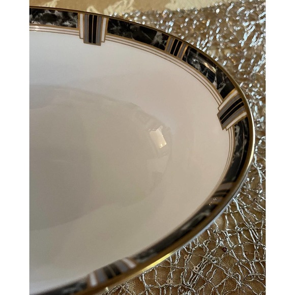 Lenox Vintage Bone China Classic Modern 9” Oval Vegetable Bowl White - Picture 3 of 9